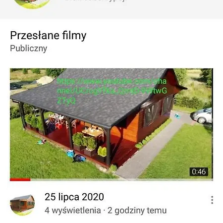 Dom Drewniany Hébergement de vacances